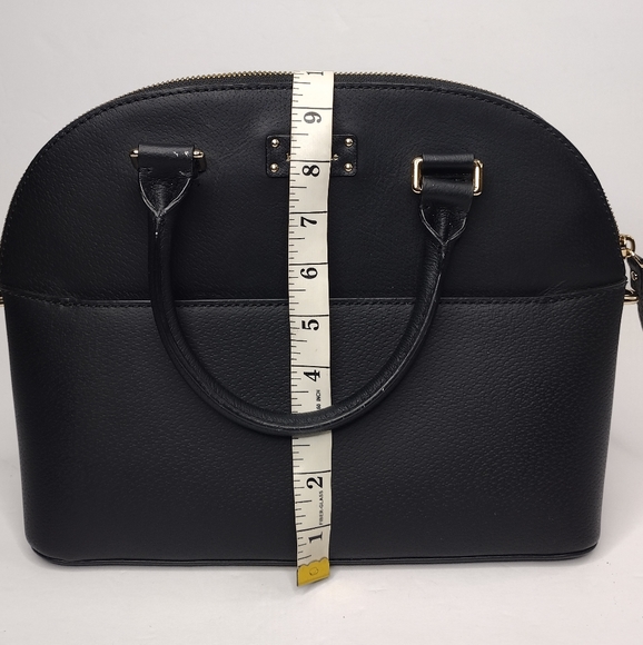 Kate Spade New York Black Leather Satchel Bag - Picture 12 of 15